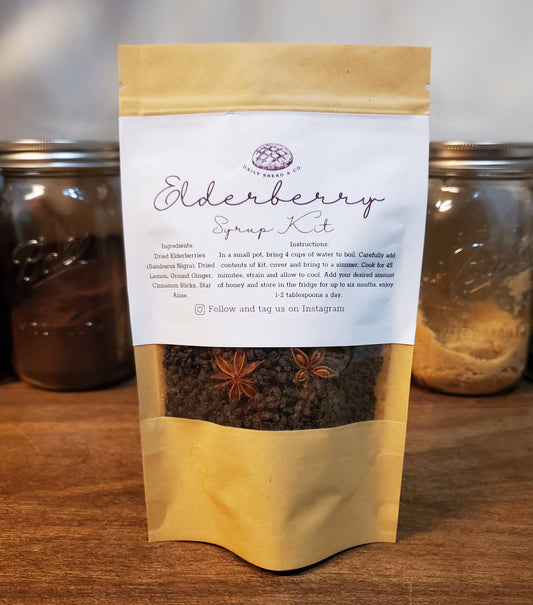 Dried Elderberry Syrup Kit