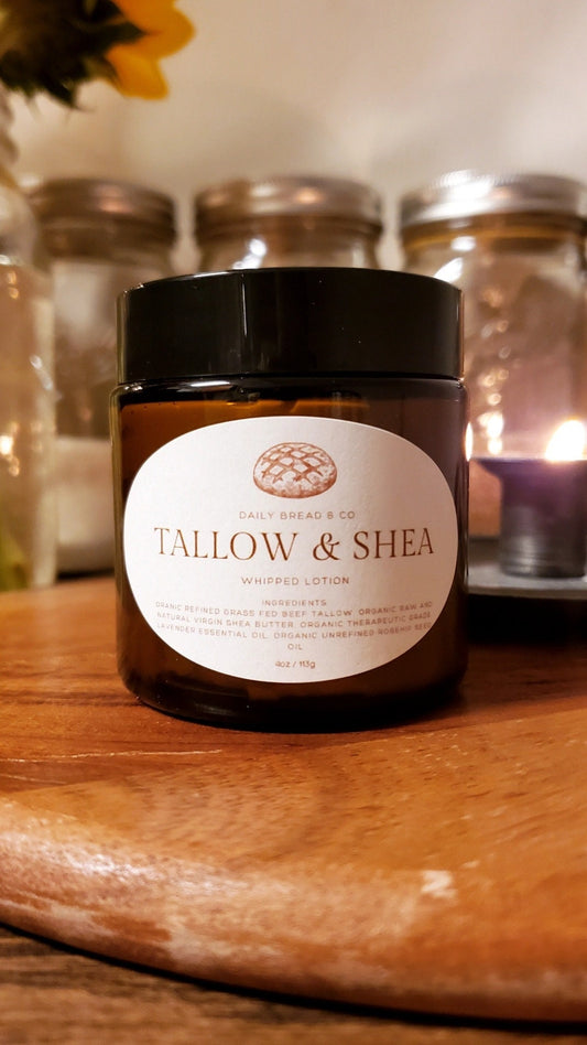 Organic Tallow & Shea Butter Lotion